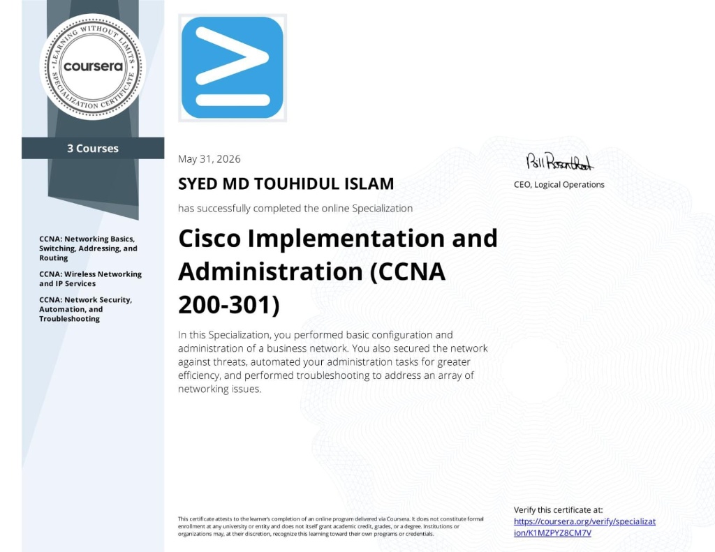 Cisco CCNA